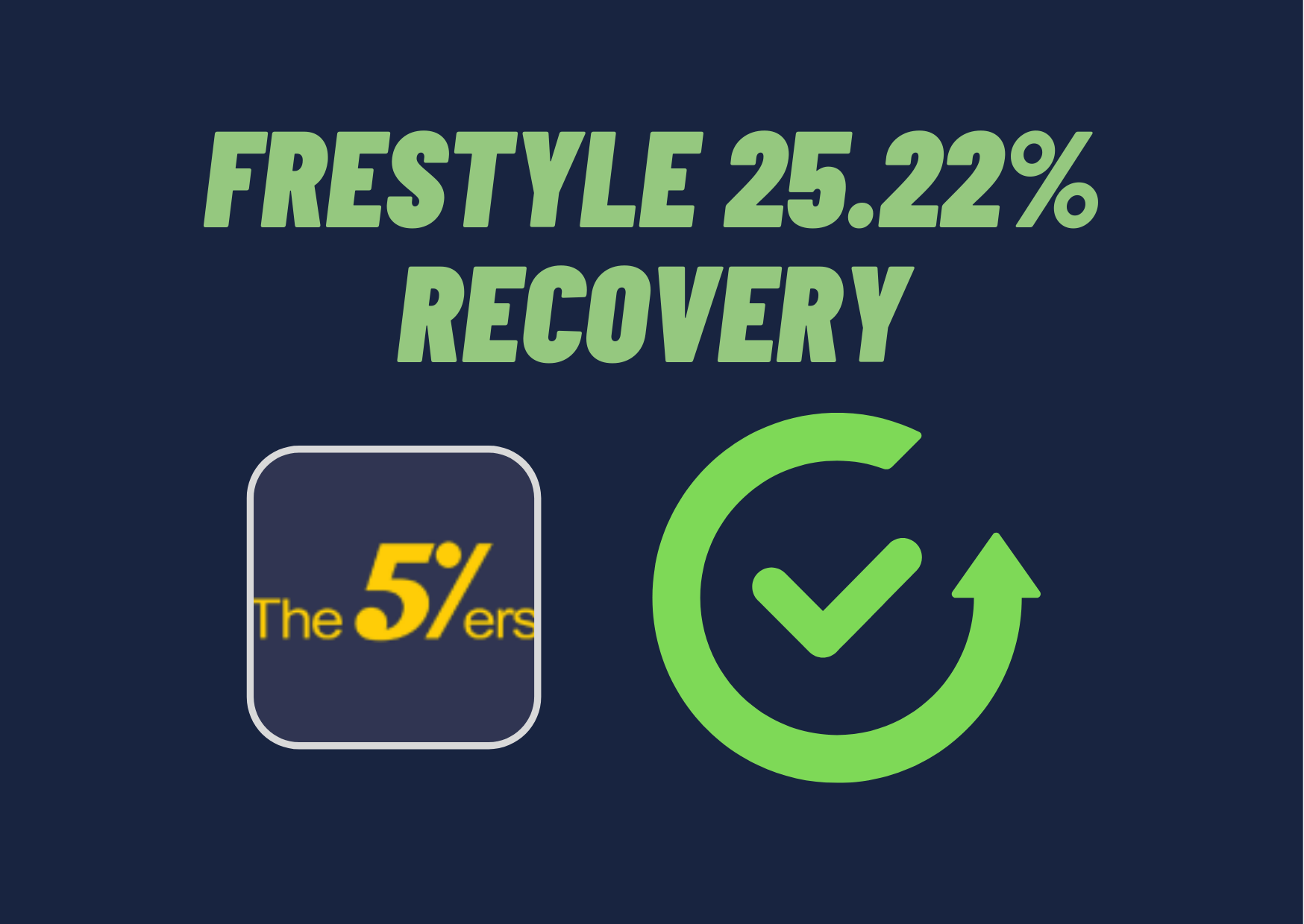 Freestyle program 25%+ drawdown recovery - Forex Prop Reviews