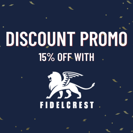 Fidelcrest 15% Discount Promo!