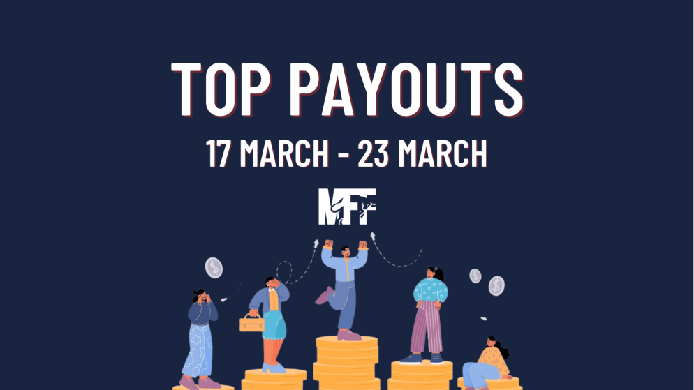 My Forex Funds Weekly Top Payouts: 17th -23rd March!