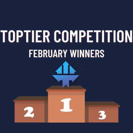 TopTier Trader February Competition Winners!