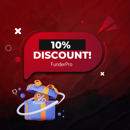 FunderPro 10% Discount by Forex Prop Reviews!