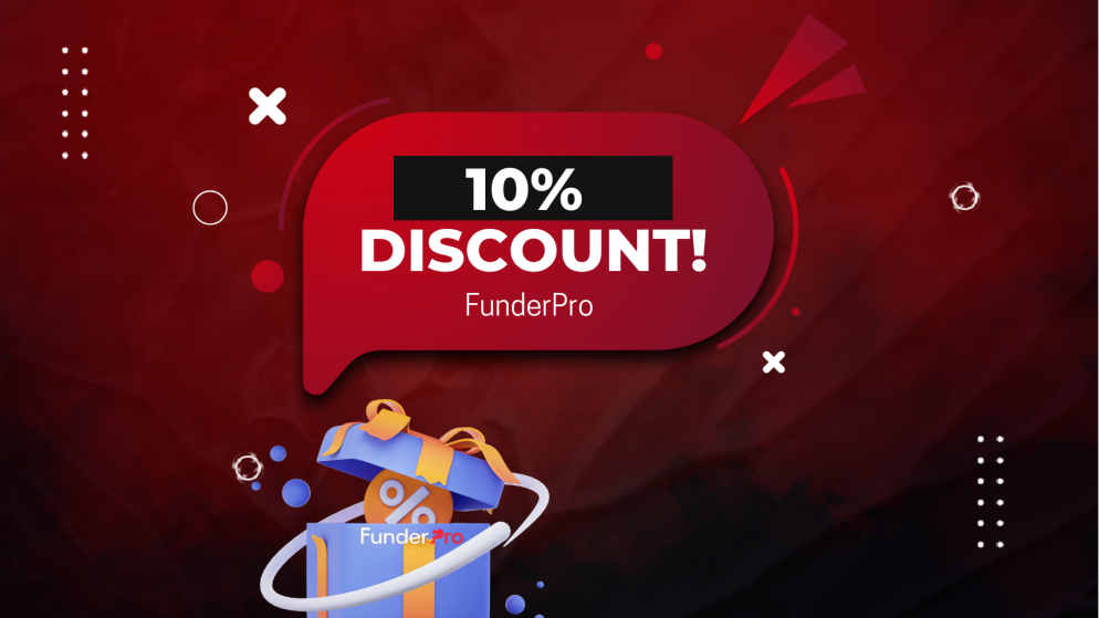 FunderPro 10% Discount by Forex Prop Reviews!