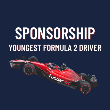 FunderPro Sponsorship for the Youngest British Formula 2 Driver!
