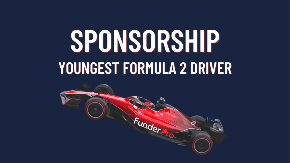 FunderPro Sponsorship for the Youngest British Formula 2 Driver!