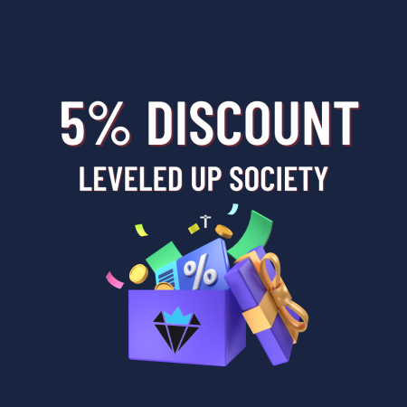 Leveled Up Society 5% Discount by Forex Prop Reviews!