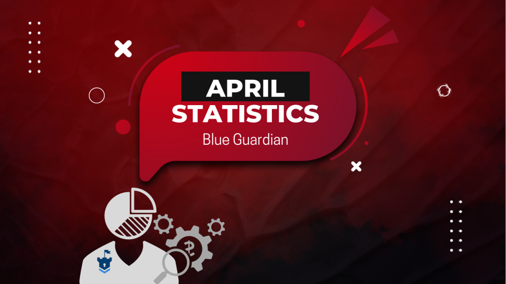 Blue Guardian and New Monthly Statistics: April Edition!