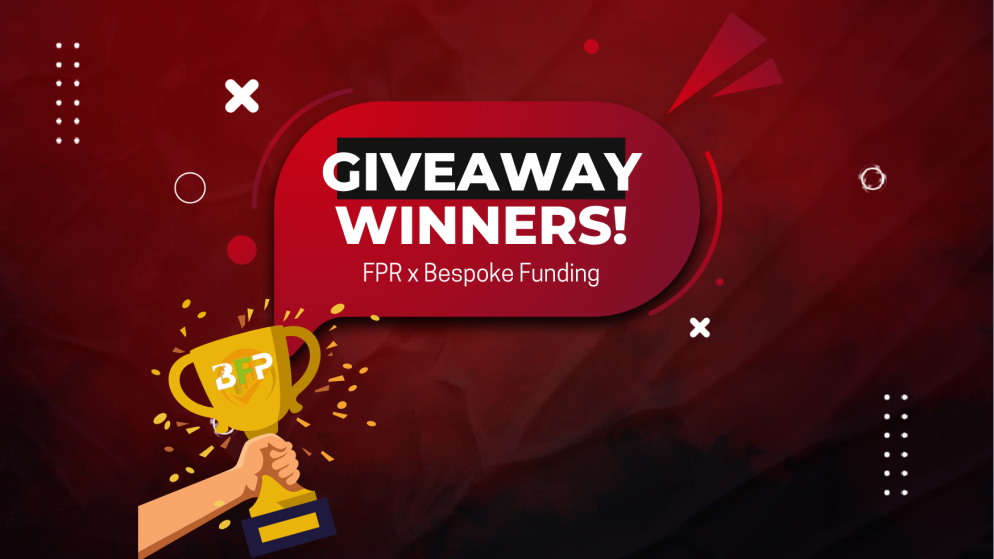 FPR & Bespoke Funding Giveaway- Winners Announcement!