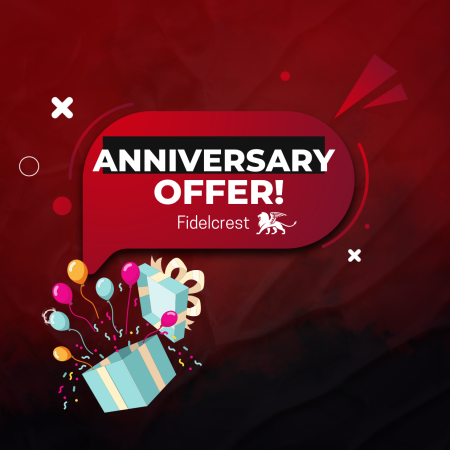 Fidelcrest 5th Anniversary Special Offer!