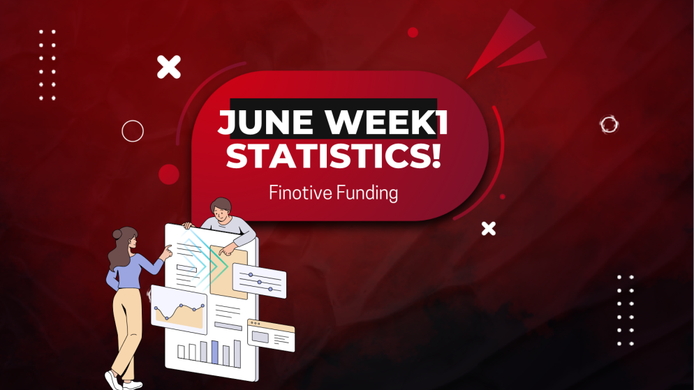 Finotive Funding New Weekly Stats- First Week of June!