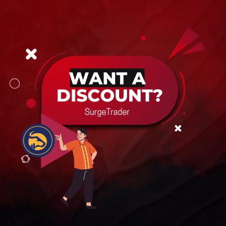 Who wants a 10% discount for SurgeTrader?