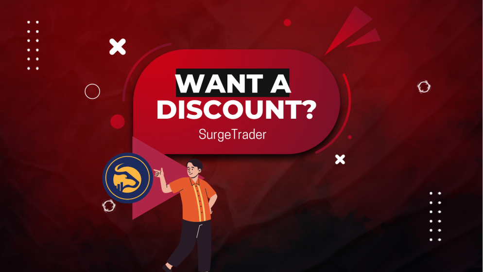 Who wants a 10% discount for SurgeTrader?