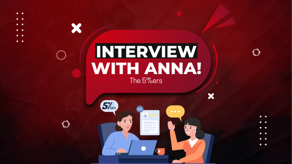 A $1.2 Million Funded Trader with The 5%ers – Interview with Anna!