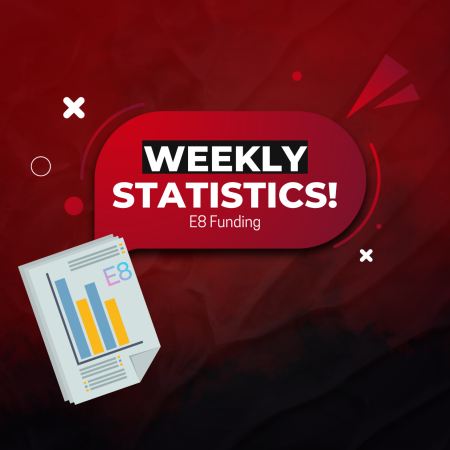 New Weekly Statistics for Week 26 by E8 Funding!