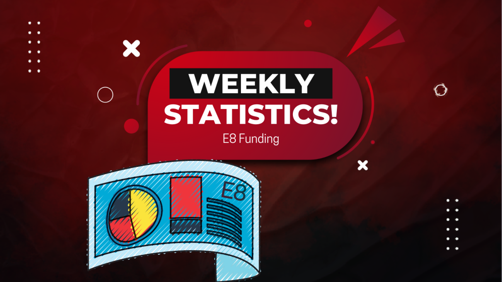 E8 Funding Week 34 Statistics- New Ones are Here!