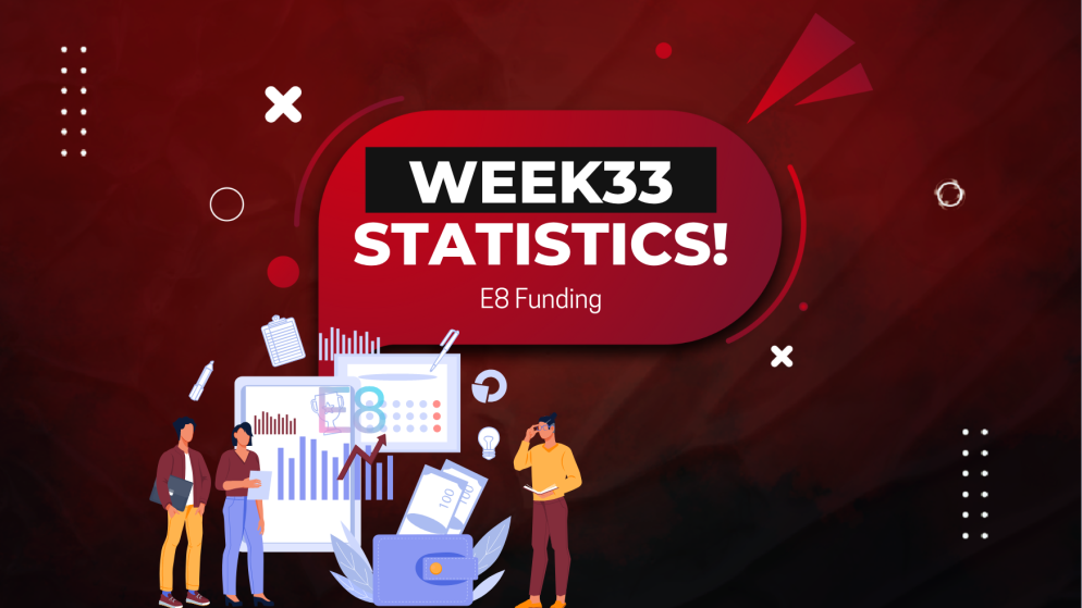 E8 Funding and the New Week 33 Statistics!