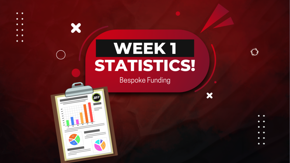 Bespoke Funding October Week 1 Statistics!