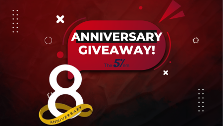 The5ers 8th Anniversary Offer & Giveaway – Get it Now!
