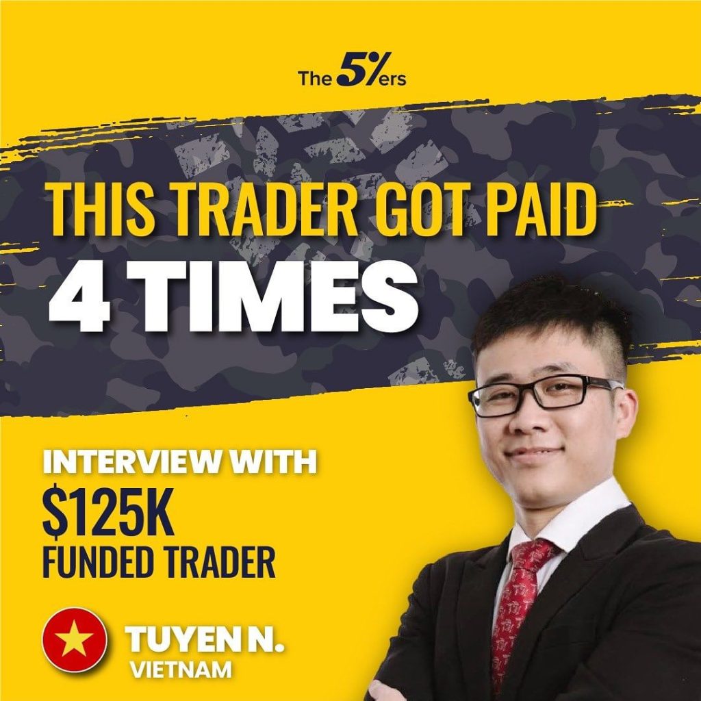 In a recent interview shared by The5ers, Tuyen, an experienced part-time trader with around eight years in the field, discussed his journey.