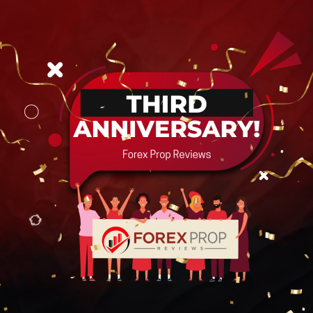 Forex Prop Reviews 3rd Anniversary: Growth & Success!