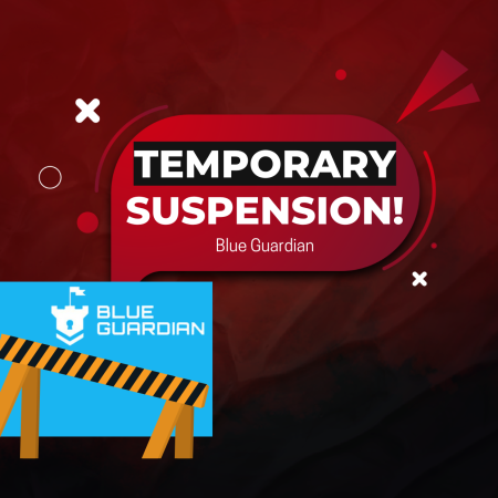 Blue Guardian Suspend cTrader Account Acquisition Temporarily