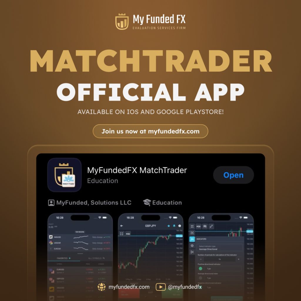 MyFundedFX has shared its latest technological update: a dedicated mobile app for MatchTrader. Check out the details!