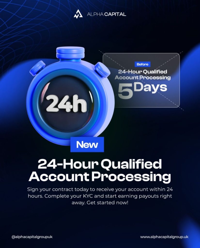 Sign your contract today and receive your account within 24 hours with the new Alpha Capital Group update.