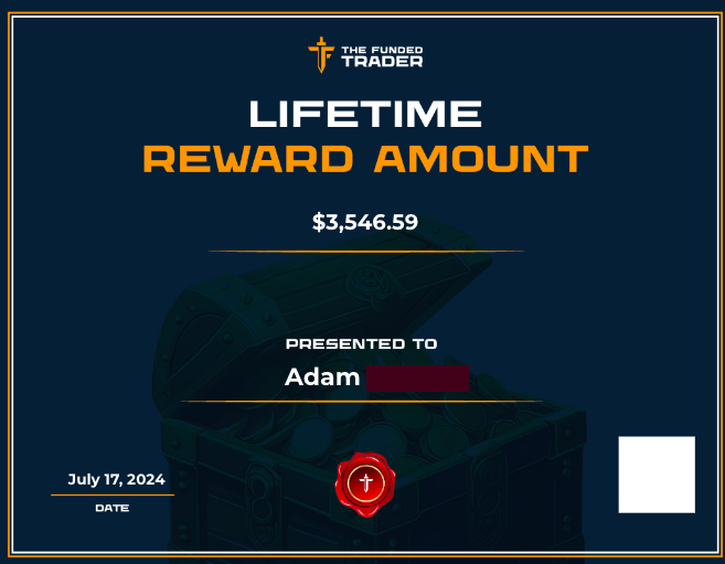 The Funded Trader (TFT) has announced an exciting new feature for its community of traders: the Lifetime Rewards Certificate.