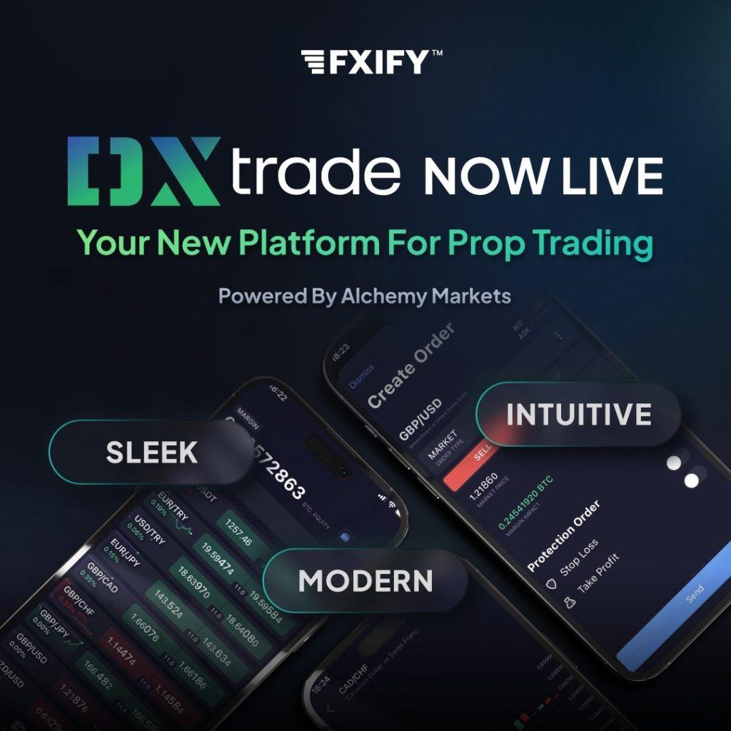 FXIFY has just announced an important upgrade to its infrastructure with the integration of the DXTrade platform.