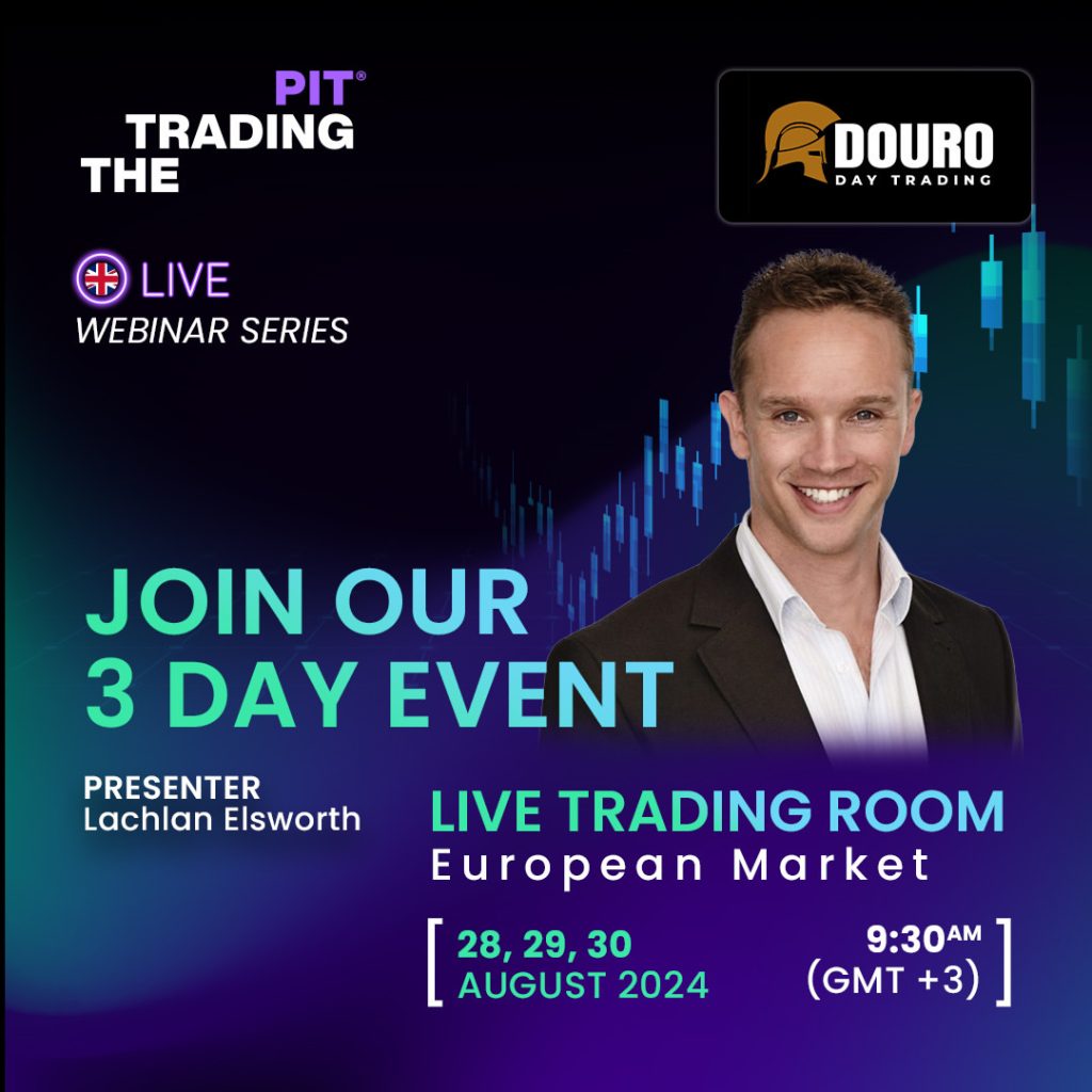 The Trading Pit is set to host an exclusive 3-day Live Trading Room event from August 28 to 30, 2024. Get registered Now.