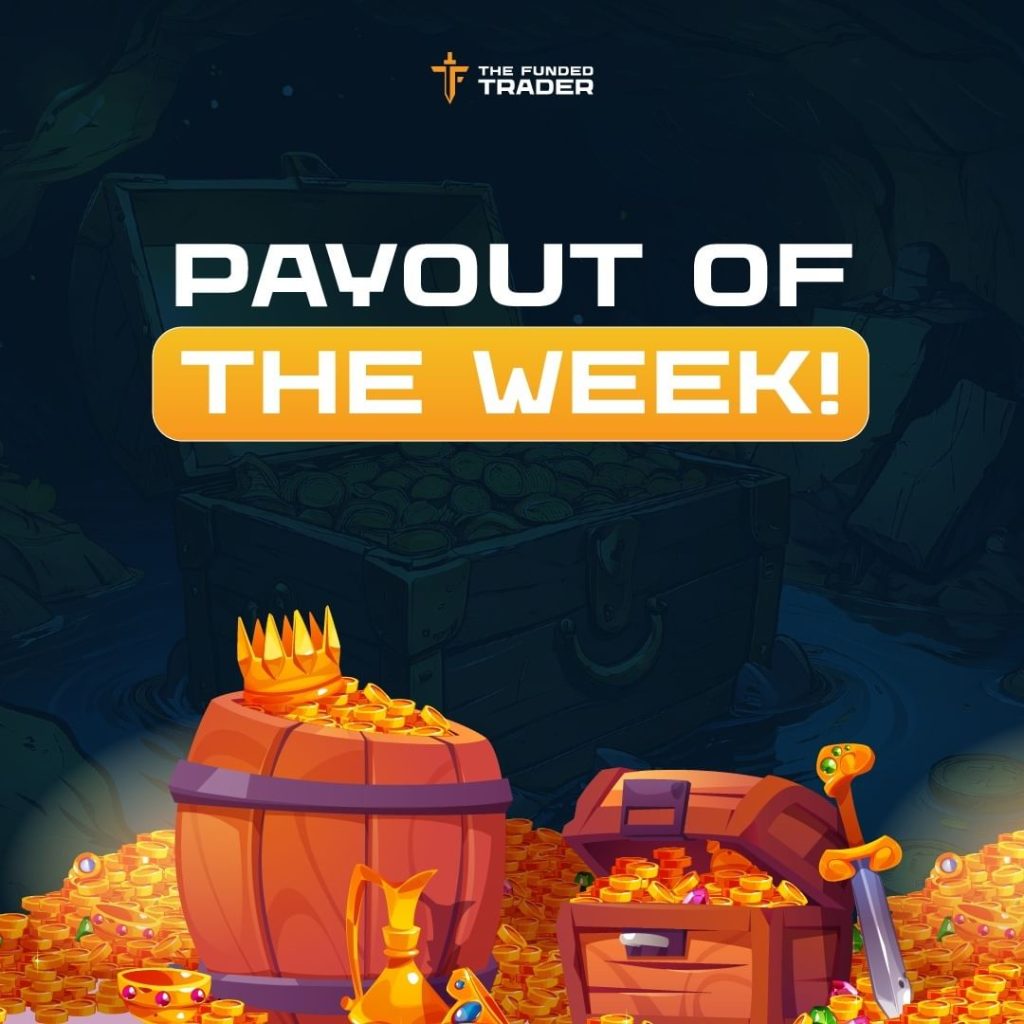 The Funded Trader celebrated the impressive accomplishments of its top trader of the week, who secured a remarkable payout of $4,818.