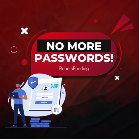 RebelsFunding New Feature: No Password Needed Anymore!