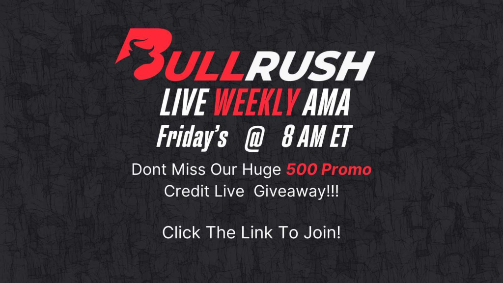 BullRush has just announced an exciting AMA stream on YouTube, where individuals will have the opportunity to learn more about the company.