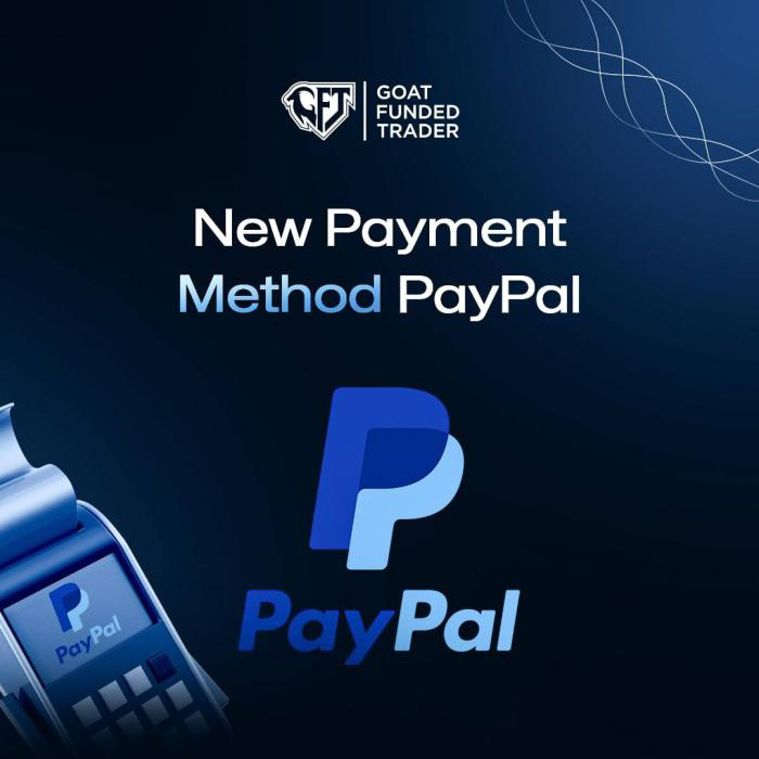 Goat Funded Trader (GFT) has announced the integration of PayPal as a new payment method for its traders.