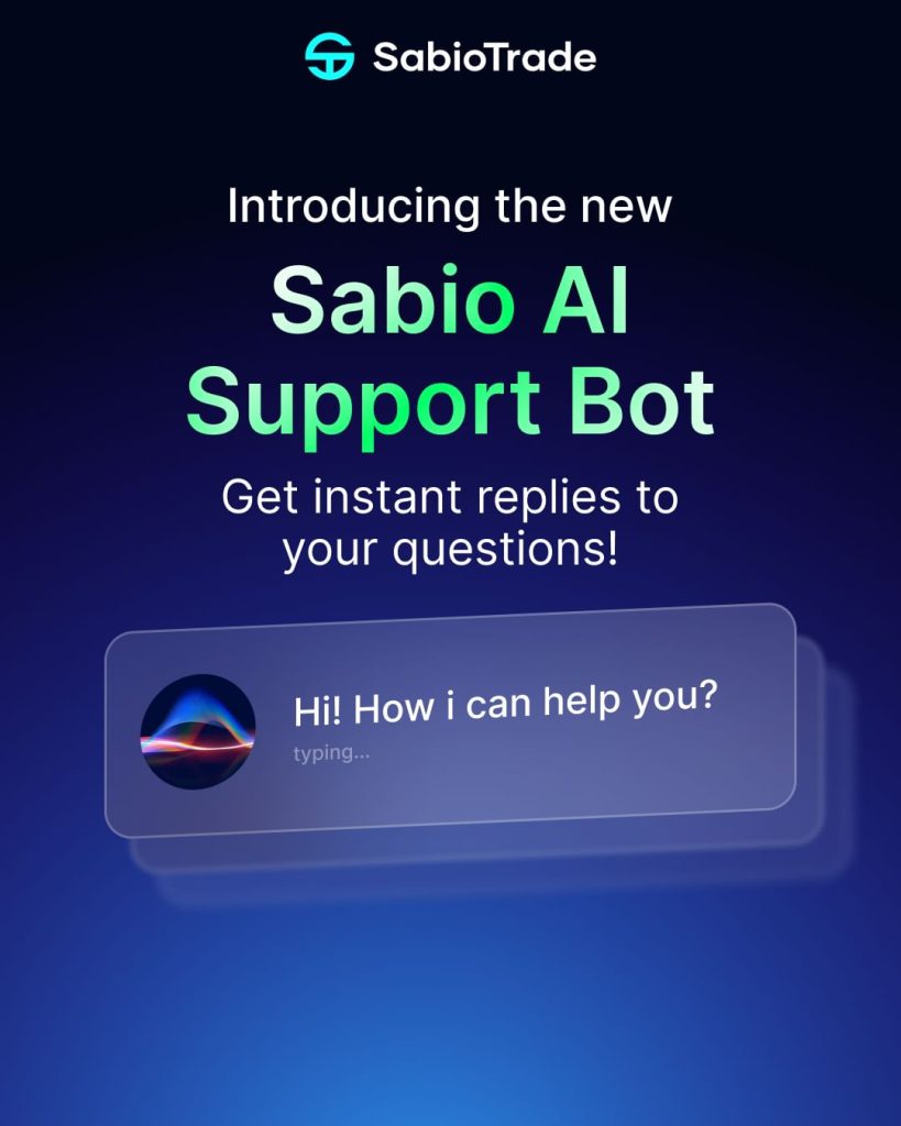 SabioTrade has announced the launch of its new AI support bot, which is now available on both WhatsApp and Telegram.
