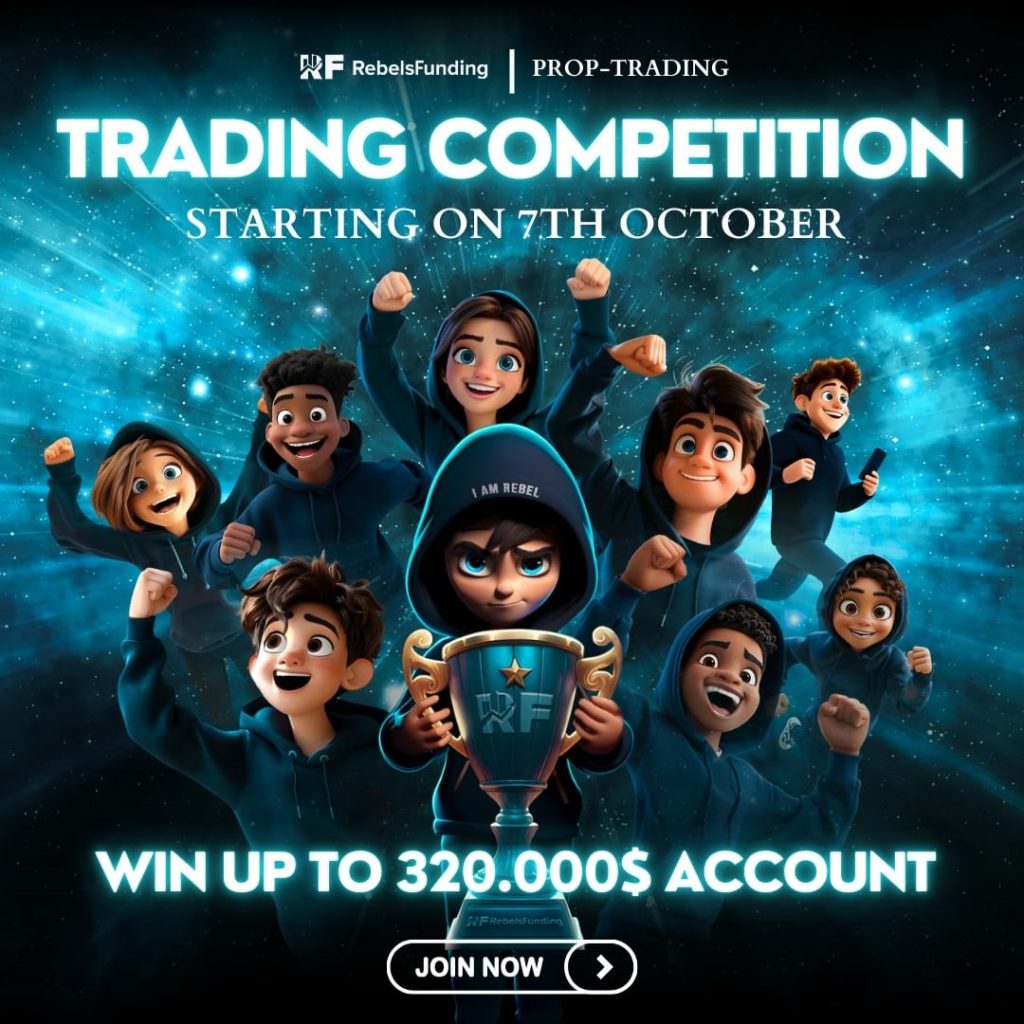 RebelsFunding has shared its upcoming October Trading Competition, providing traders worldwide the chance to showcase their skills.