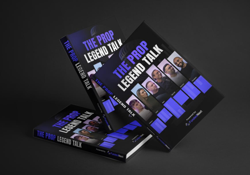 FundedNext announces the upcoming release of The Prop Legend Talk e-book featuring insights from top traders.