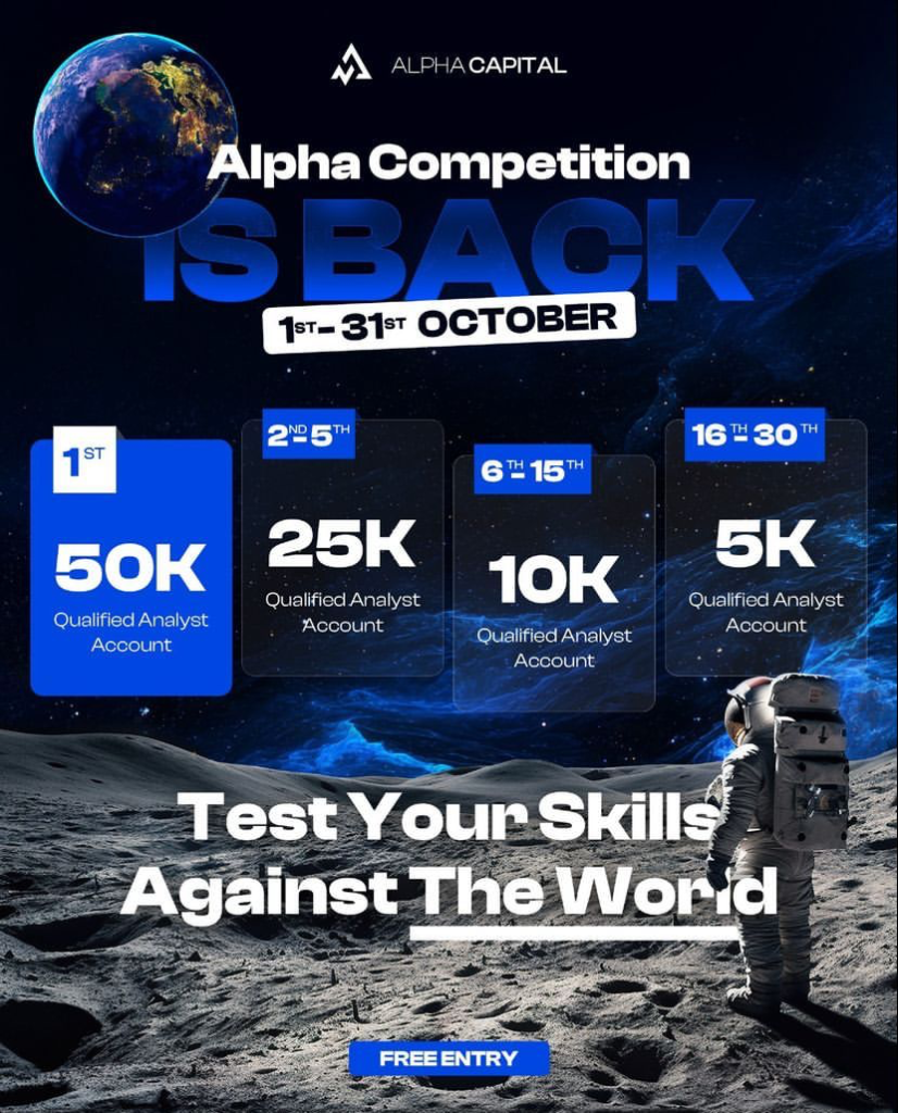 Alpha Capital Group has announced the return of its "Alpha Competition" for October, offering traders around the globe an opportunity.