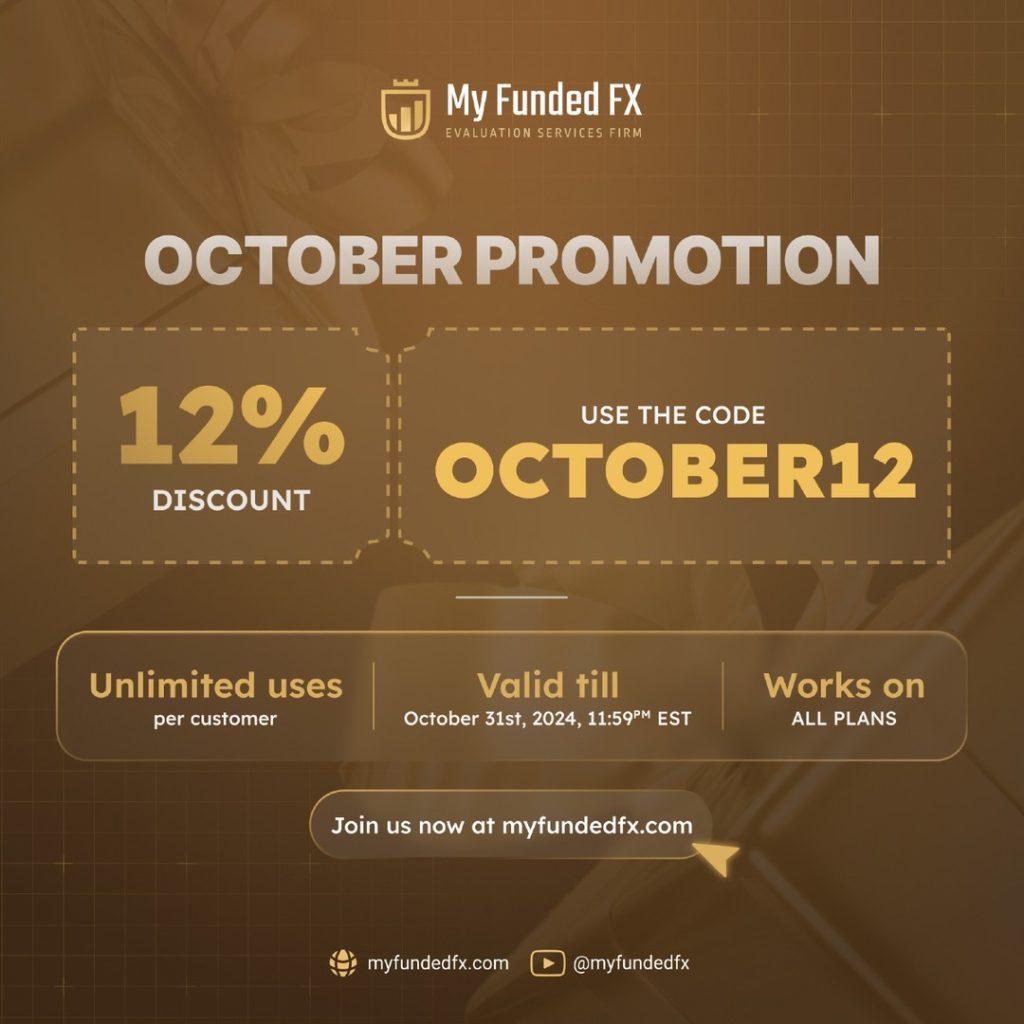 MyFundedFX has announced an exciting October offer that is set to benefit aspiring traders. Take advantage of it.