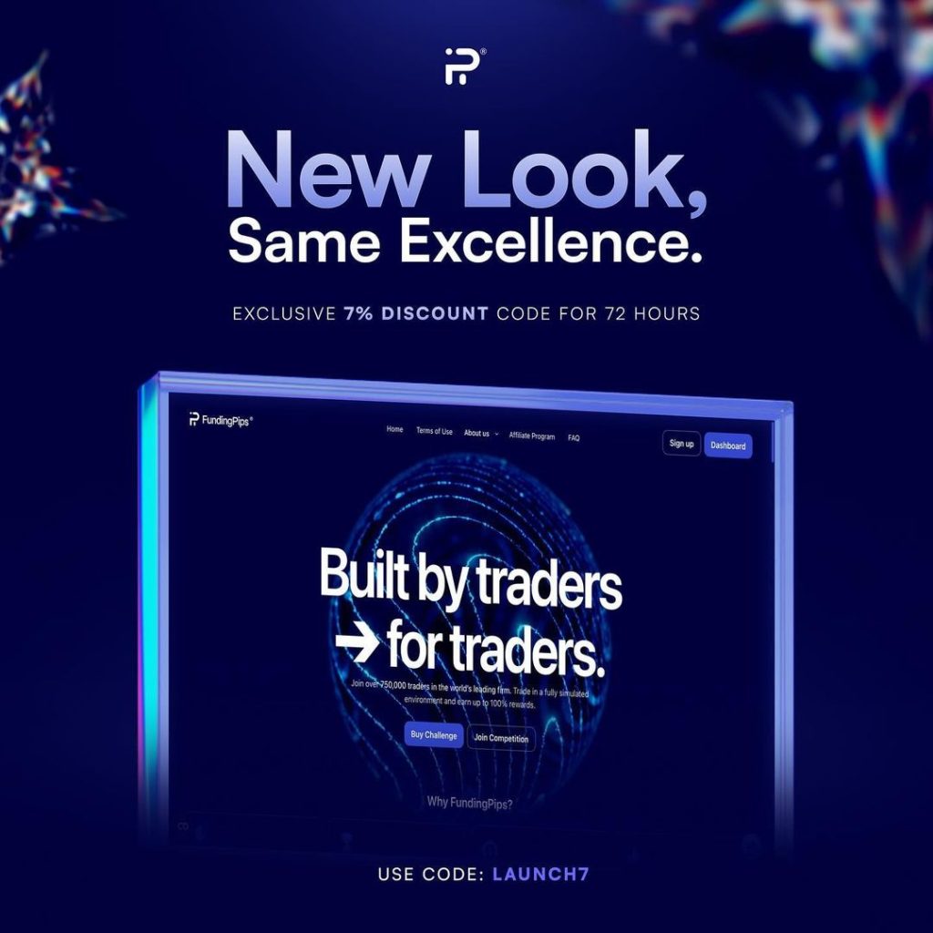 Funding Pips has officially launched a fresh, revamped website design that reflects its commitment to excellence.