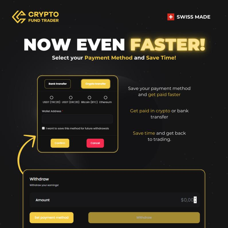 Crypto Fund Trader has just rolled out a new feature designed to streamline payments for its global trading community.