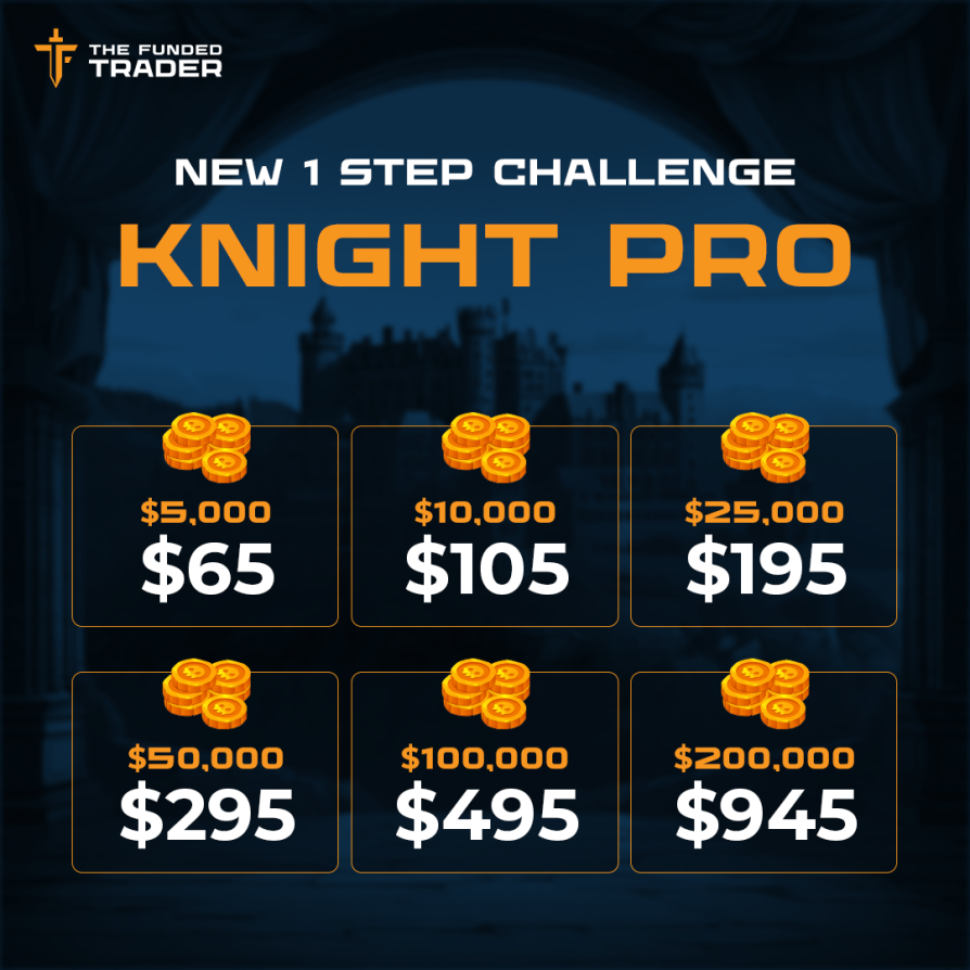 The Funded Trader New Knight Pro 1-Step Challenge for Traders