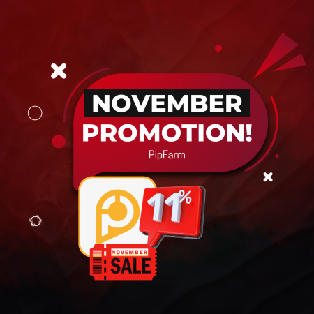 PipFarm New Offer on Trading Challenges for November!