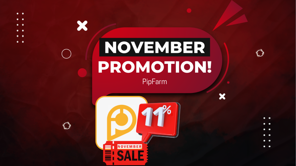 PipFarm New Offer on Trading Challenges for November!