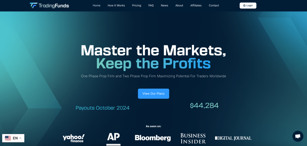 Forex Prop Reviews has listed a new prop firm, TradingFunds, offering a highly competitive and accessible funding model for traders.