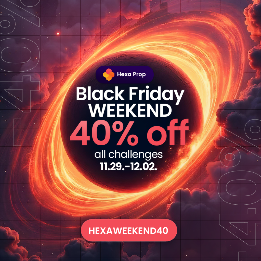Hexa Prop is offering a special opportunity for traders to start or expand their trading accounts with Black Friday and Cyber Monday deals.