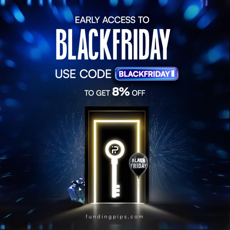 Funding Pips has kicked off the holiday season early with its much-anticipated Black Friday offer. Get started Now!