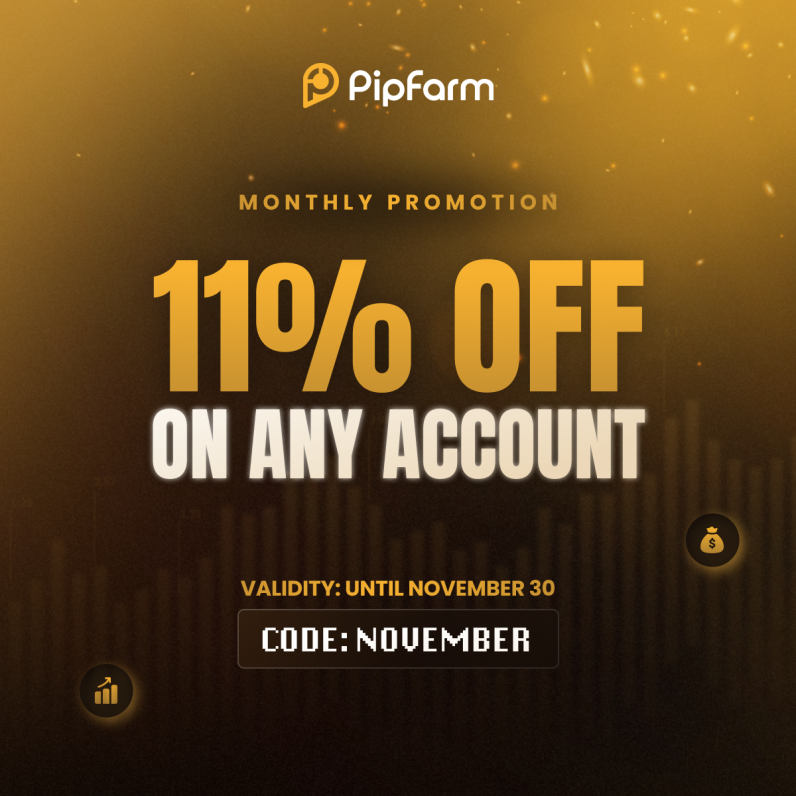 PipFarm has launched its latest offer for November, reducing the cost for all these challenges and offering a more affordable way.