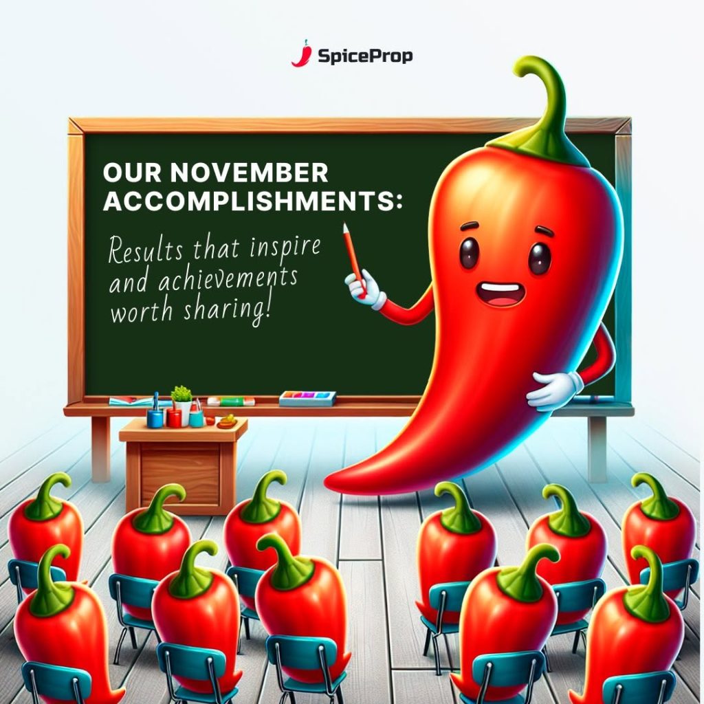 SpiceProp is celebrating a successful November marked by several key milestones that show its growth and innovation.