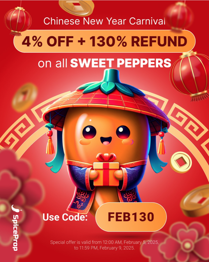 SpiceProp has shared a special offer to coincide with the Chinese New Year, offering an opportunity to save on their Sweet Pepper accounts.