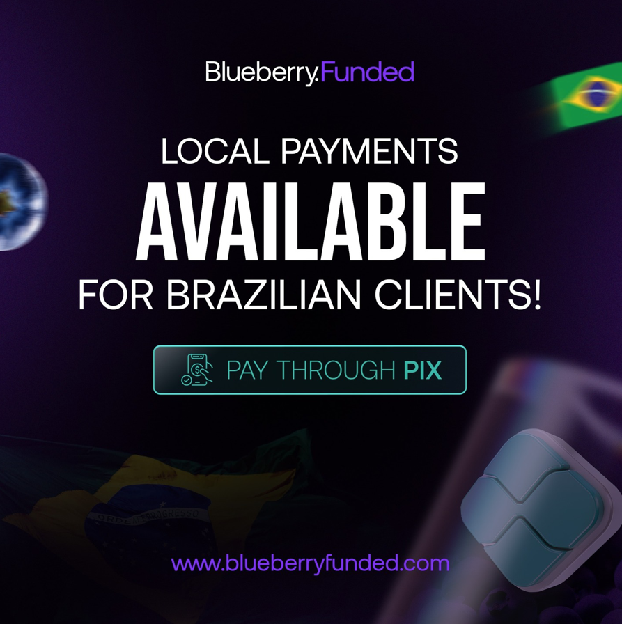 Blueberry Funded has announced an important update to improve payment method for its Brazilian traders.